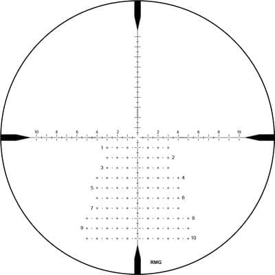 ZeroTech Vengeance Rifle Scope 5-25x56 34mm FFP RMG Non Illum. Black