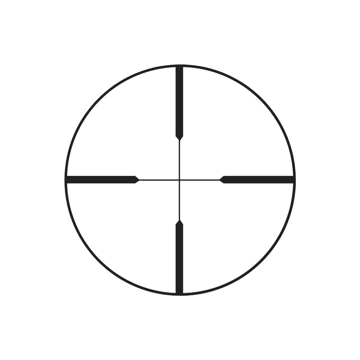 Burris Handgun Scope - 2x20mm 1" Tube Plex Reticle Matte
