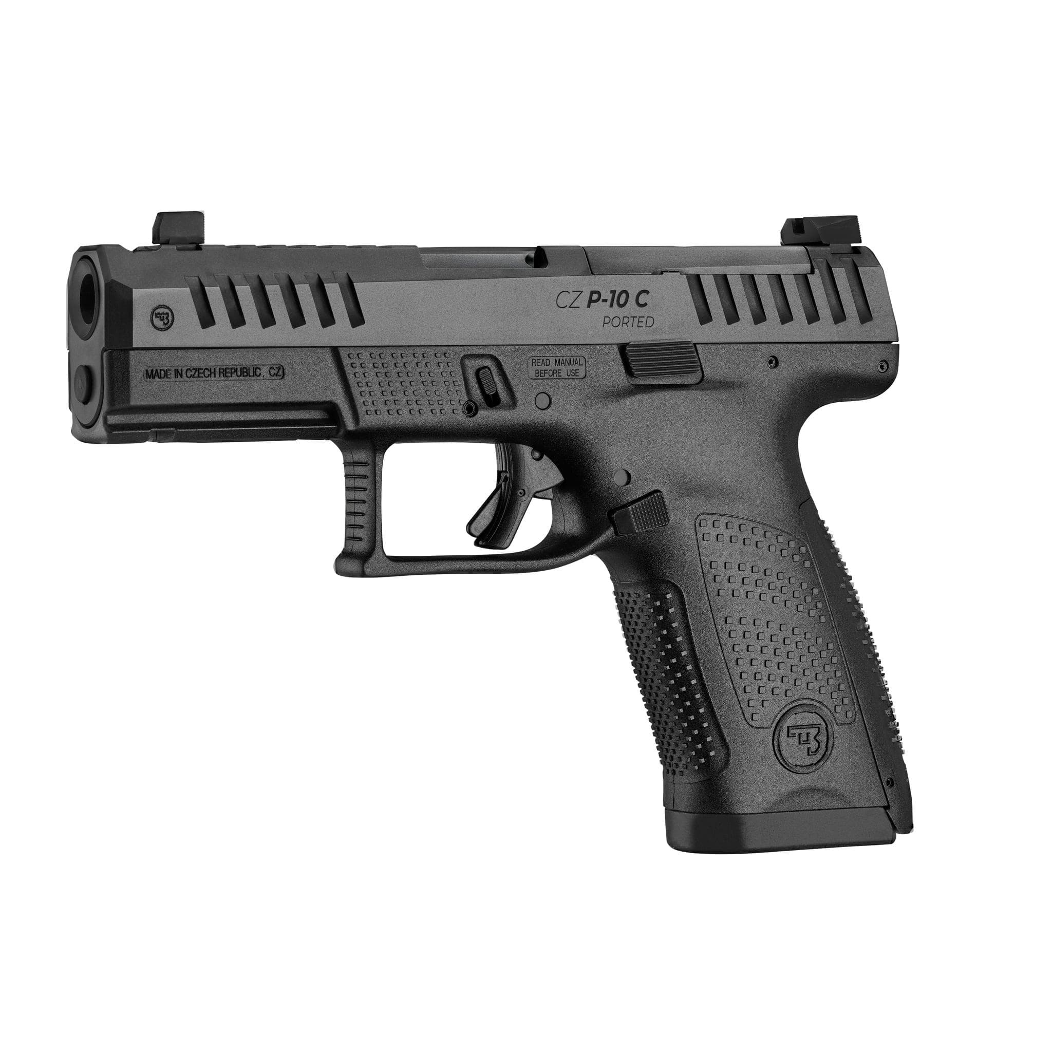 CZ P-10C Ported Handgun 9mm Luger 15rd Magazines(2) 4" Ported Barrel Optic Ready