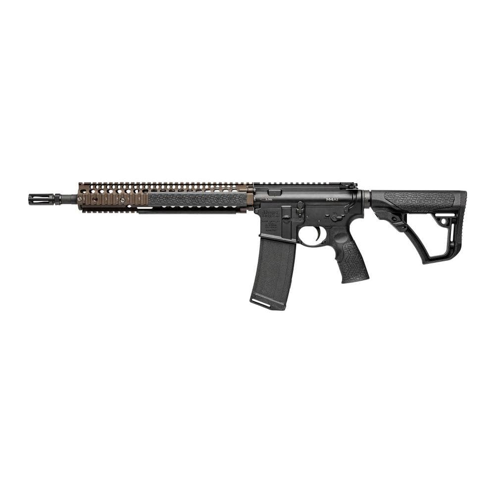 Daniel Defense M4A1 RISII Rifle 5.56mm NATO 32rd Magazine 14.5" Pinned and Welded Barrel FDE