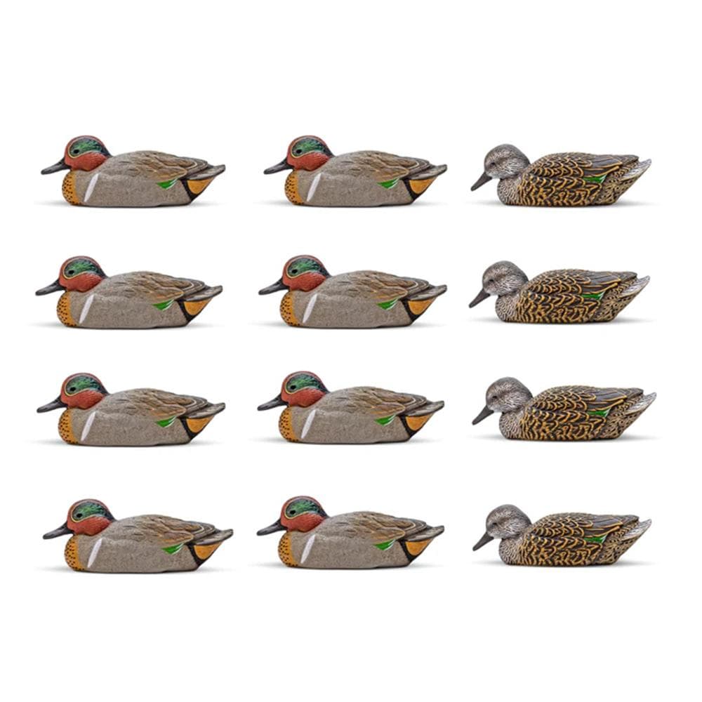 Rig'Em Right Mainline Series Green-Winged Teal Duck Decoy 12/ct