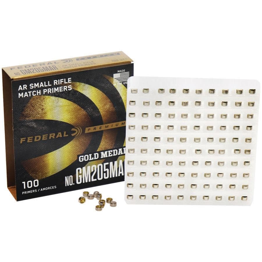 Federal Premium Gold Medal Centerfire Primers AR Small Rifle Match 1000/ct