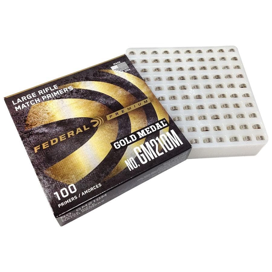 Federal Premium Gold Medal Centerfire Primers-Large Rifle Match