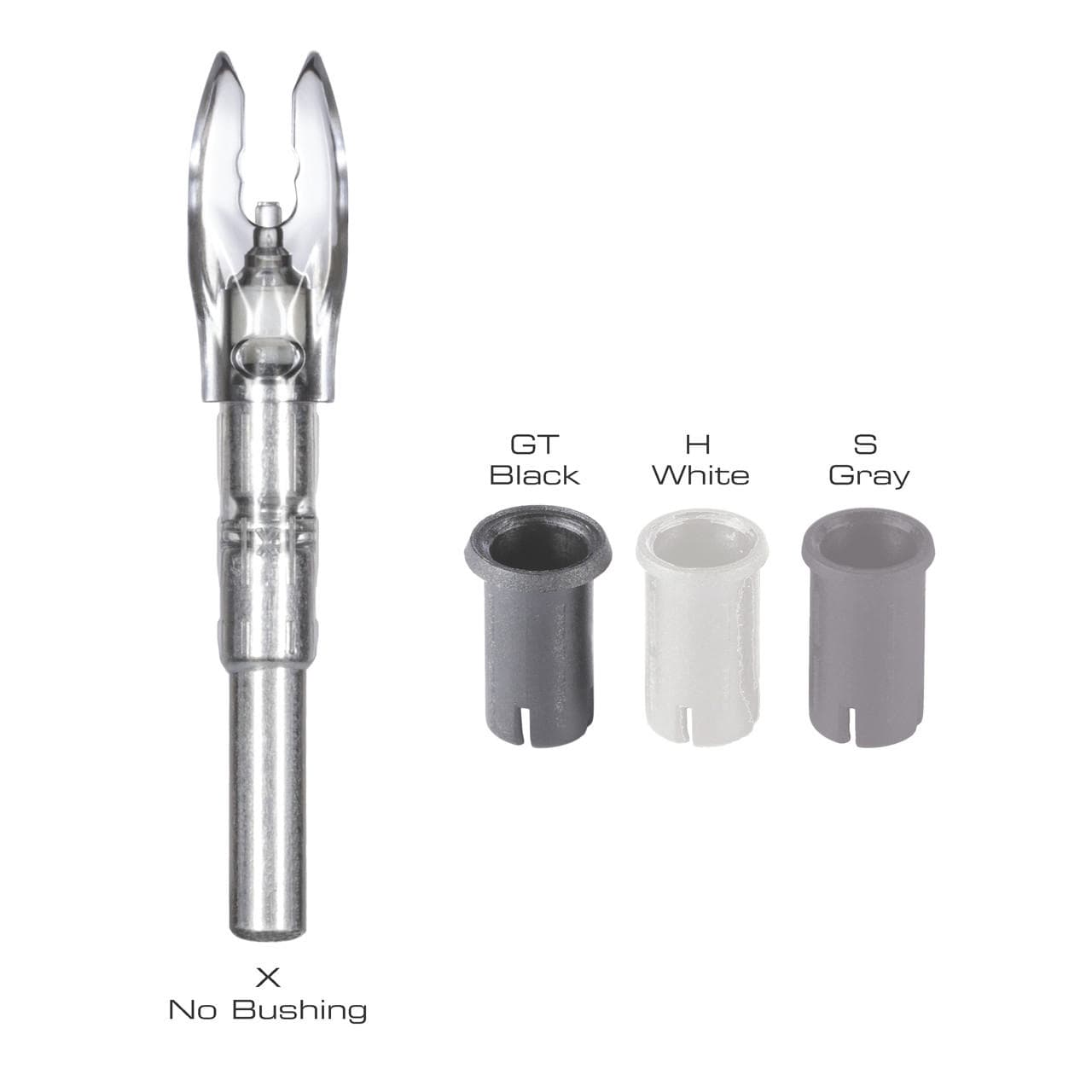 Nockturnal FIT Universal Size Lighted Nock - Red/Blue Strobing 3/pk