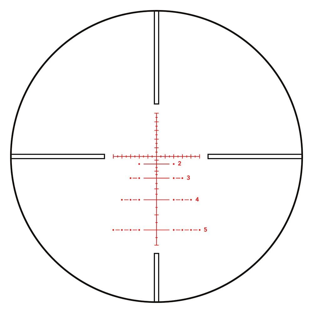 GPO Spectra 6x Rifle Scope 2-12x44i 30mm BRWi Illum. Black