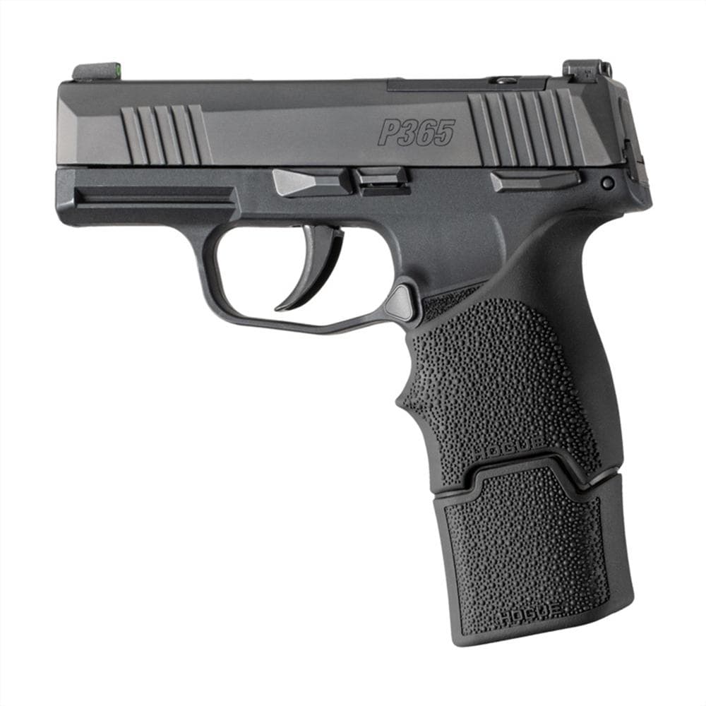 Hogue Overmolded Rubber Magazine Extended Base Pad for Sig P365/365-380 15rd Black