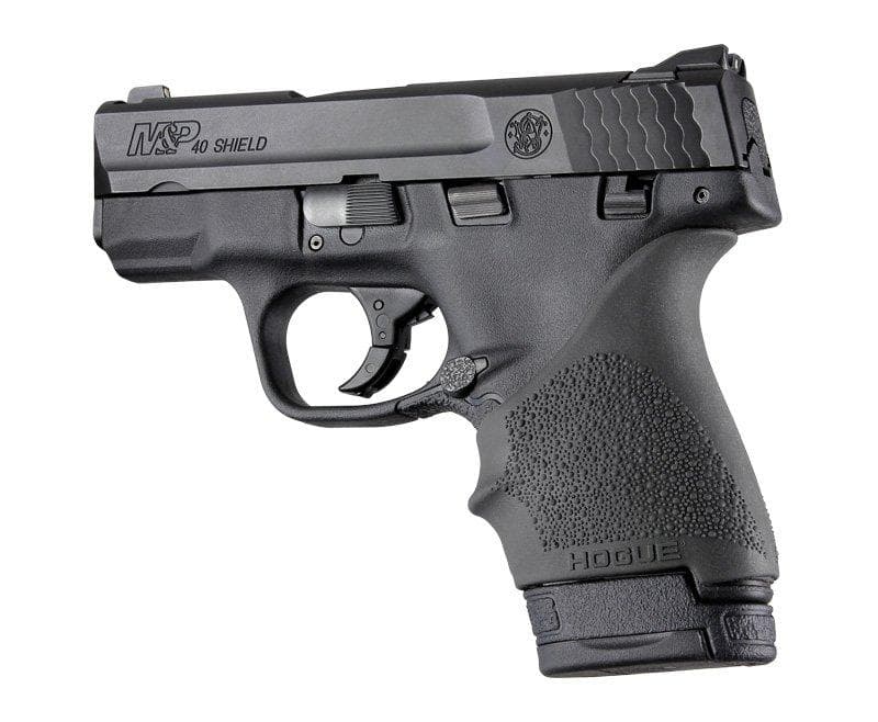 HandAll Beaver Tail Grip Sleeve S&W M&P Shield Ruger LC9 Glock 26/27 Black