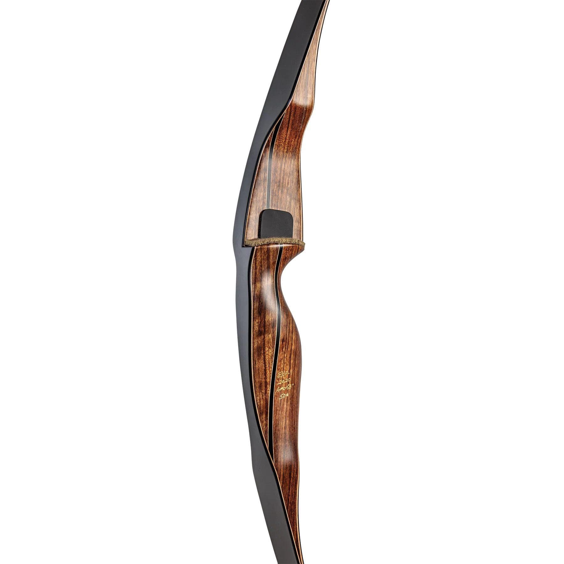 Bear Traditional Bow Super Grizzly RH50 Shedua/Black Stripe