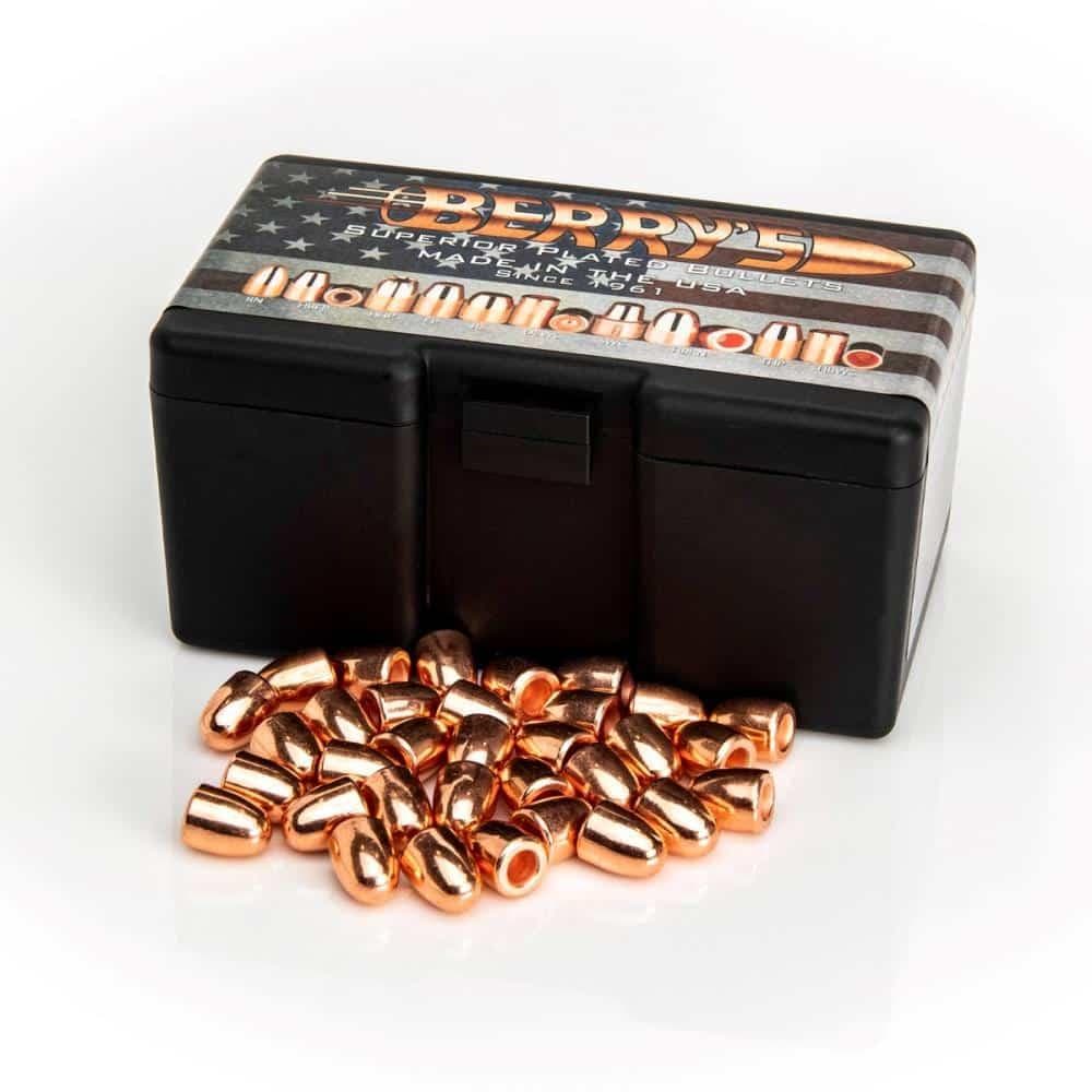 Berry's Superior Plated Handgun Bullets .45 ACP .452" 185 gr HBRN 500/ct