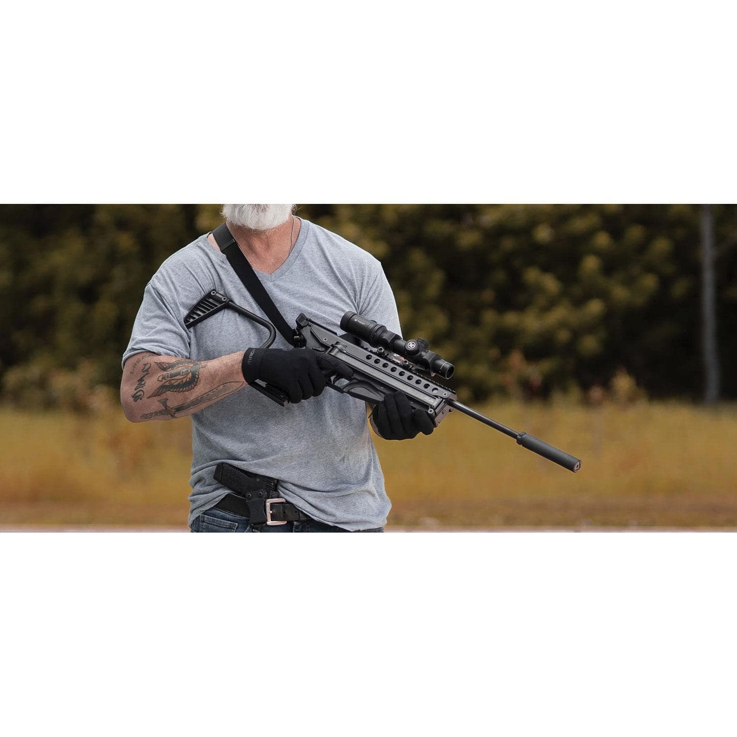 Kel-Tec R50 Rifle 5.7x28mm 50rd Magazines (2) 16" Barrel Black
