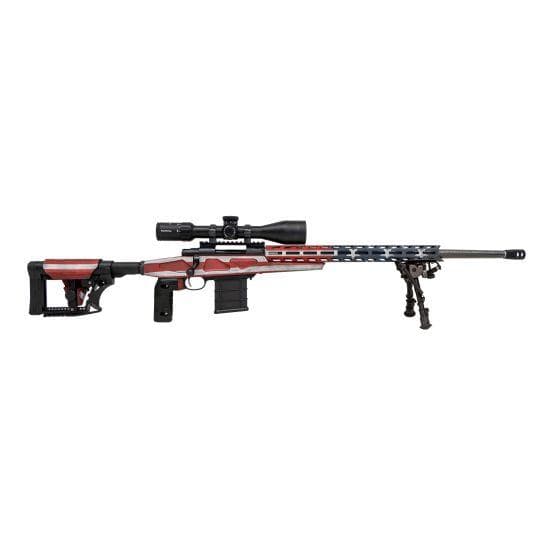 Howa M1500 Rifle 6.5 Creedmoor 10rd Magazines (3) 24" Barrel US Flag MDT Grip