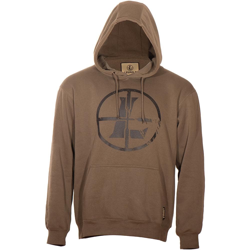 Leupold Distressed Reticle Hoodie Otter 3XL