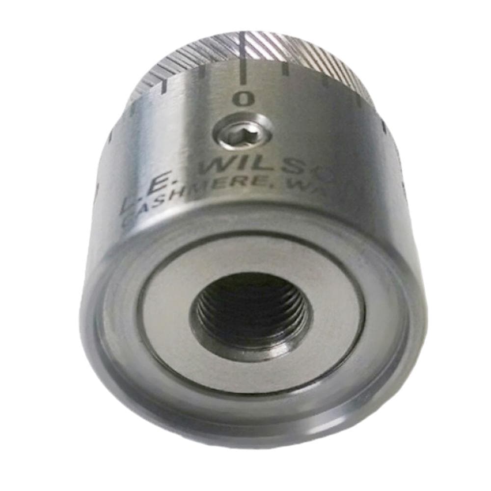 Wilson Stainless Steel Micro-Adjustable Bullet Seater Cap for Standard Inline Seater Die