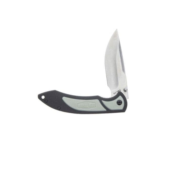 Old Timer Trail Boss Drop Point Folder 3 1/2" Blade Black