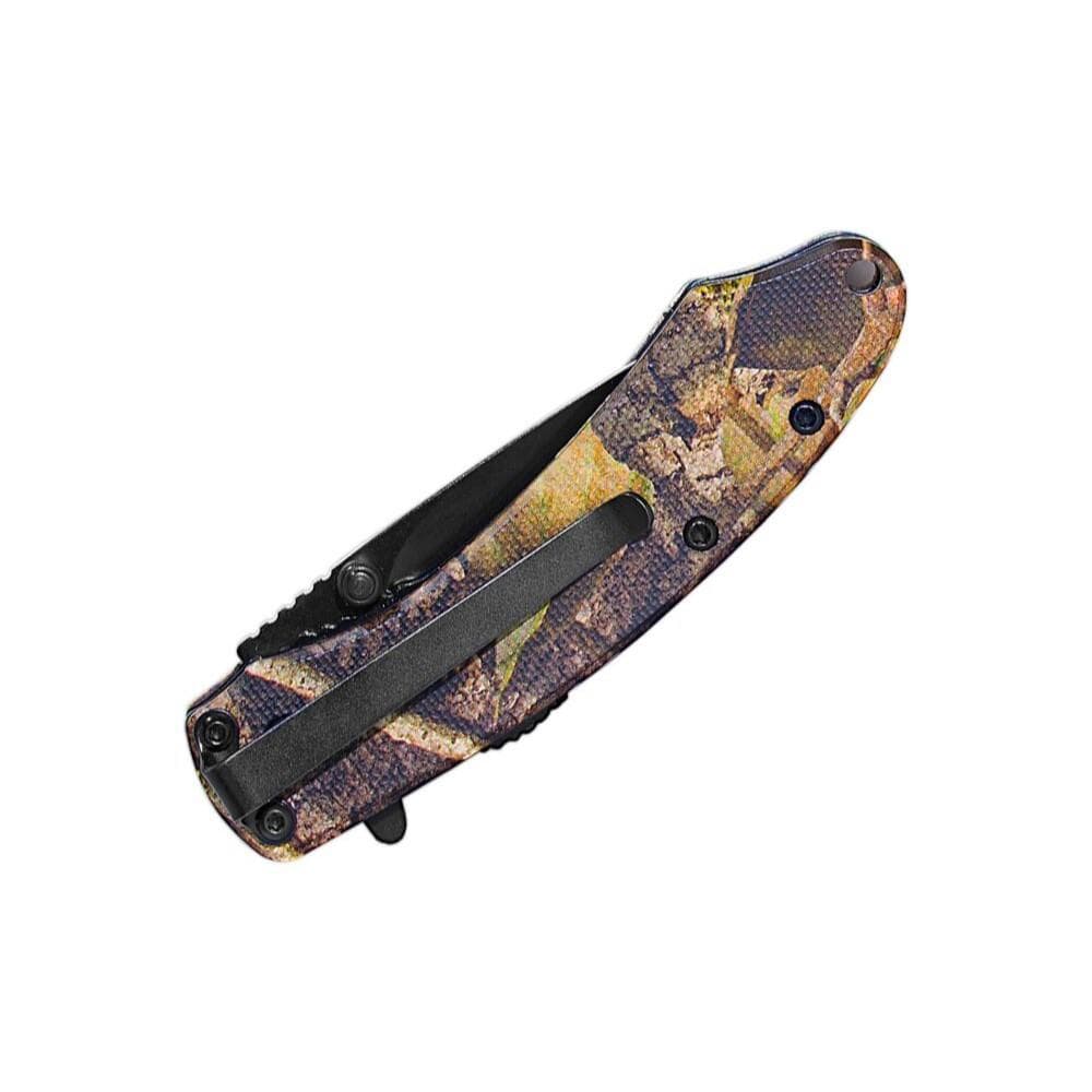 ABKT Elite Ember Folding Knife 2-3/4" Drop Point Blade Mossy Oak DNA
