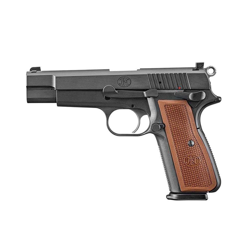 FN High Power Handgun 9mm Luger 17rd Magazines(2) 4.7" Barrel Black Slide/Frame