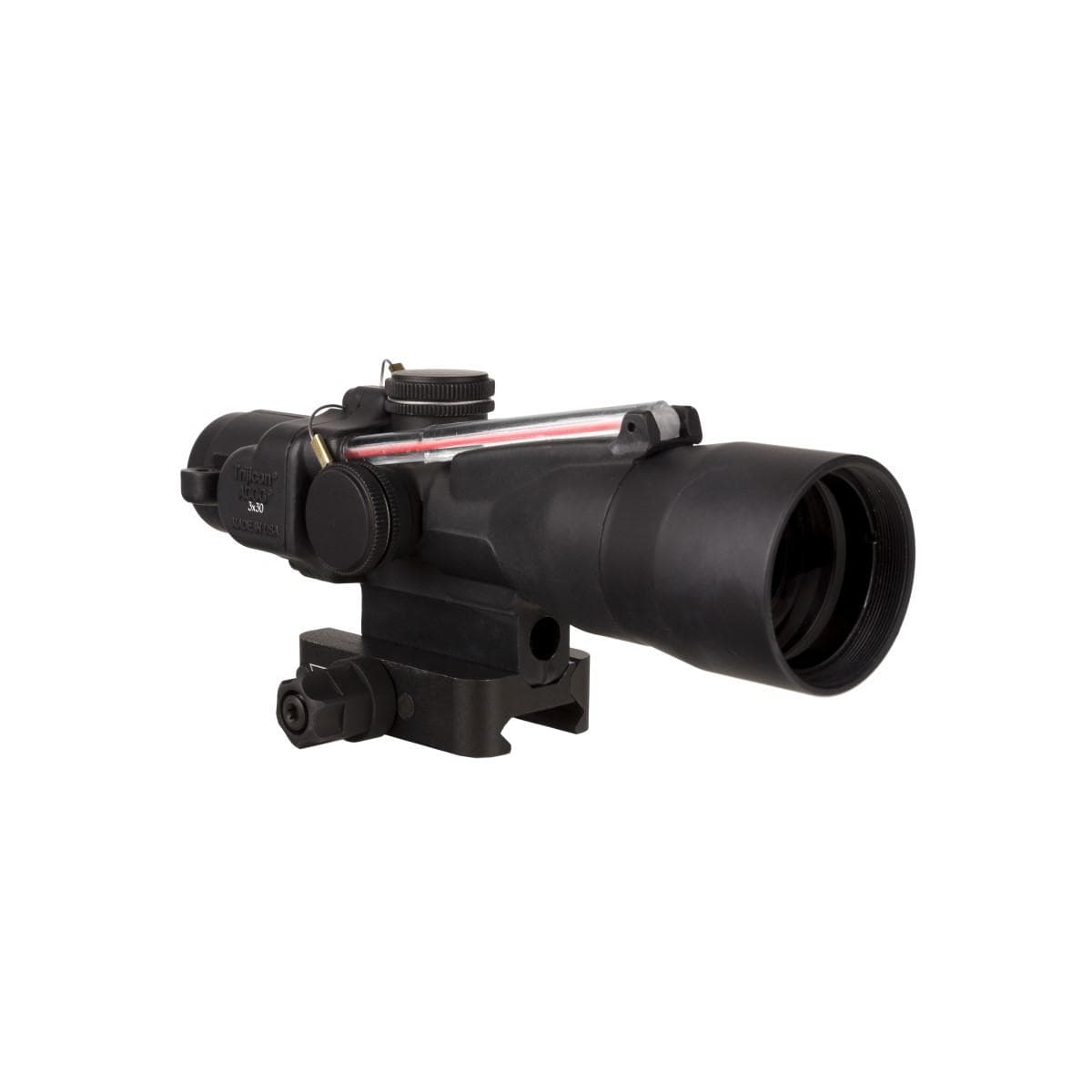 Trijicon Compact ACOG 3x30 Rifle Scope Red Horseshoe/Dot 7.62x39/123gr. Illuminated Black