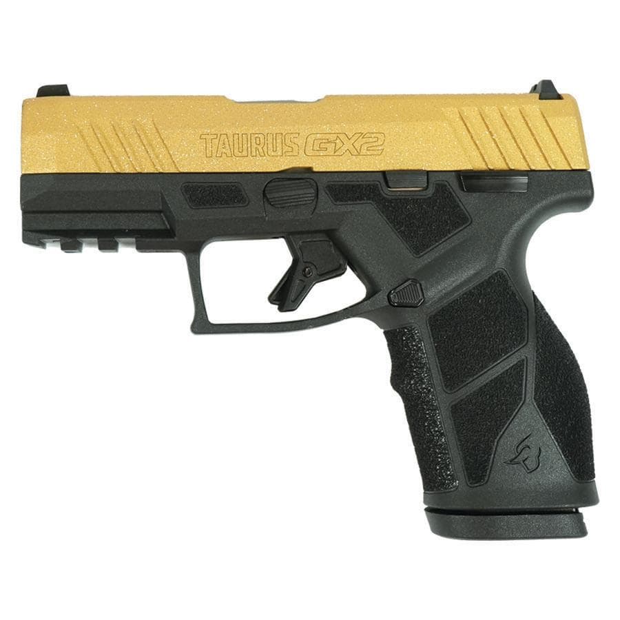 Taurus GX2 "Gold Glitter" Handgun 9mm Luger 13rd Magazines (2) 3.38" Barrel Black Frame/Custom Slide
