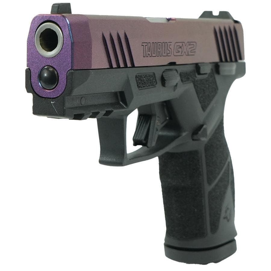 Taurus GX2 "Mongoose Purple" Handgun 9mm Luger 13rd Magazines (2) 3.38" Barrel Black Frame/Custom Slide