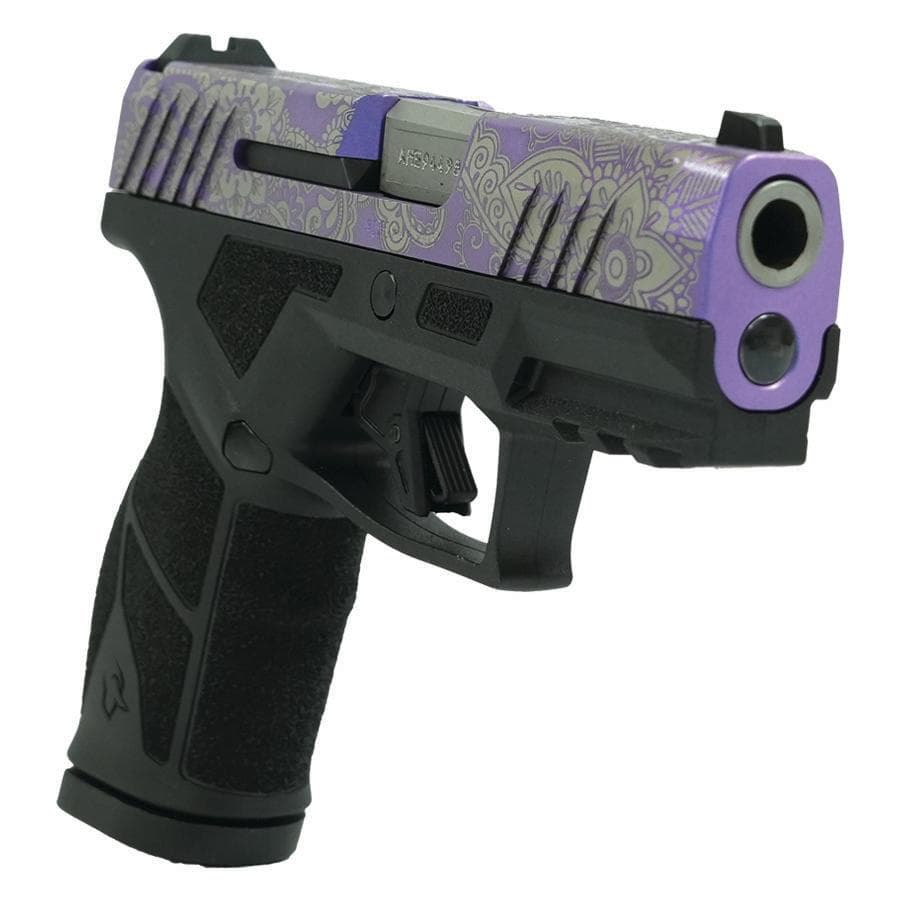 Taurus GX2 "Purple Paisley" Handgun 9mm Luger 13rd Magazines (2) 3.38" Barrel Black Frame/Custom Slide