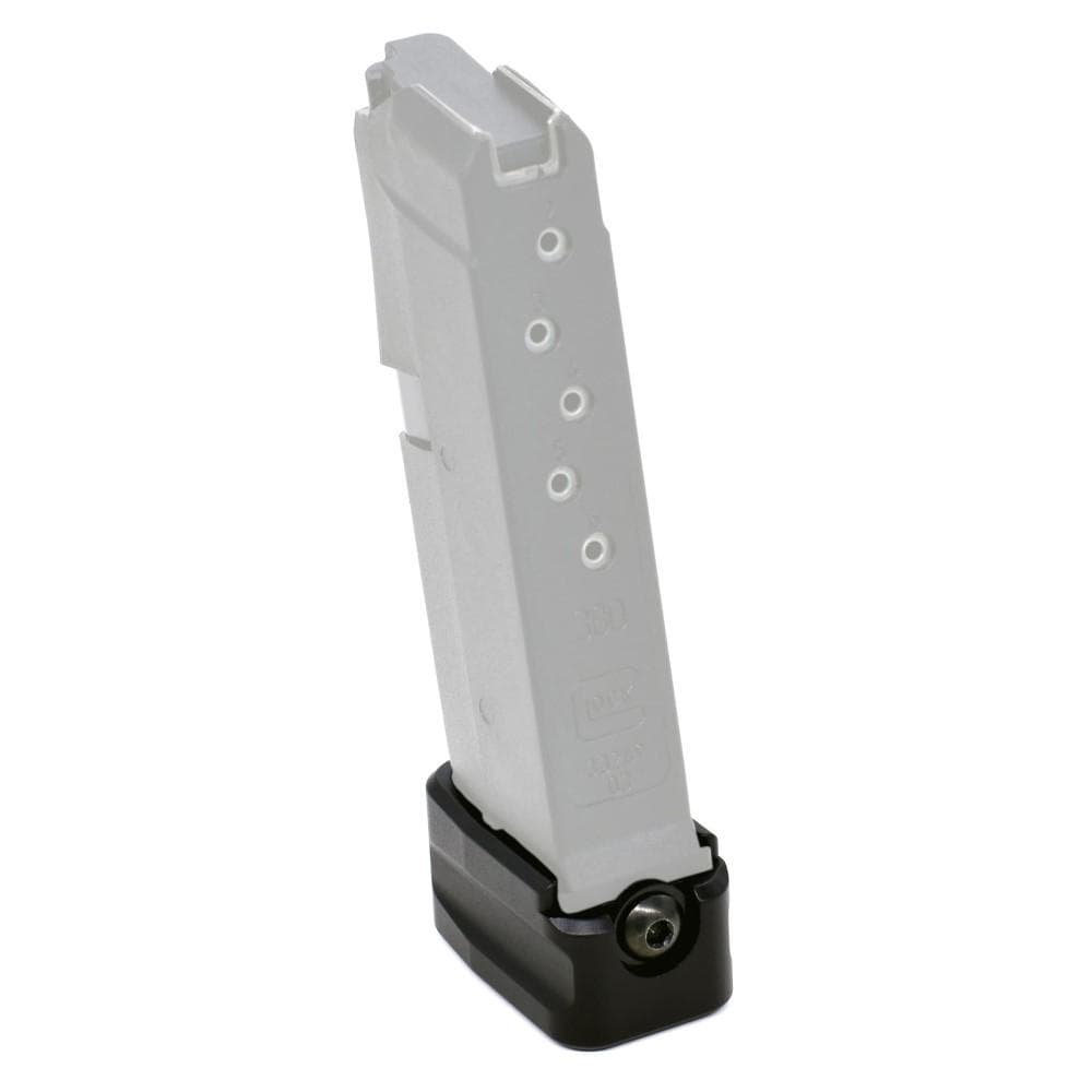 Warne Magazine Extension for Glock 42 Black +2/rd