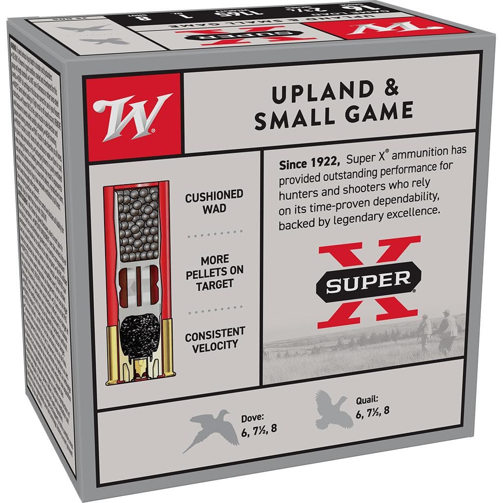 Winchester Super-X Game Shotshells 16 ga 2-3/4" 1 oz 1165 fps #8 25/ct