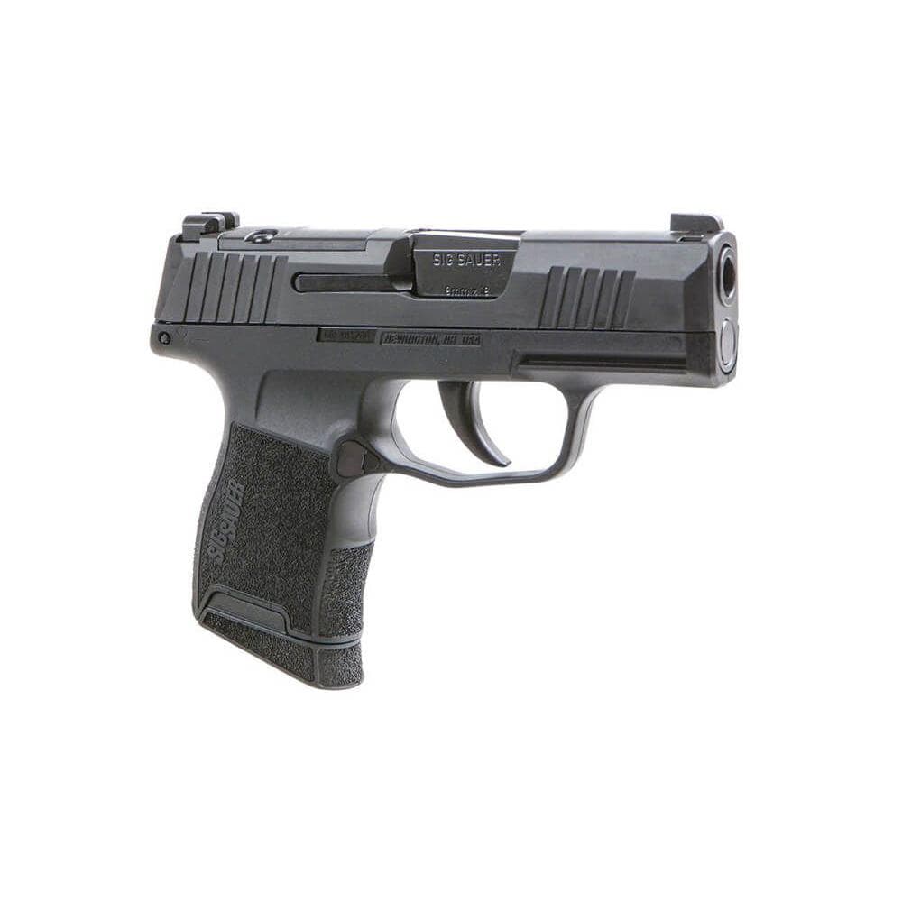 Sig Sauer P365 Handgun 9mm Luger 10rd Magazine (2) 3.1" Barrel Black Night Sights Manual Safety Compact SIG-LOC Footprint- CA Compliant