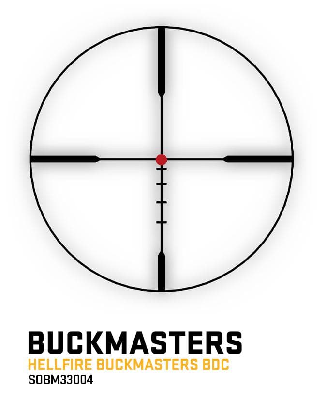 Sig Sauer Buckmasters Rifle Scope 3-9x401'' Maintube Illum Hellfire BDC