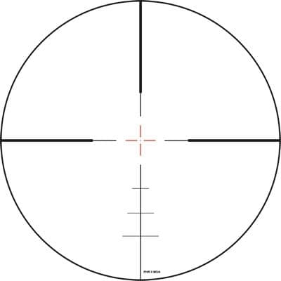 ZeroTech Thrive HD Rifle Scope 6-24x50 30mm SFP PHR-ii MOA Illum Black