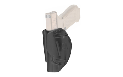 1791 Gunleather 3 Way Holster, OWB Holster, Size 5, Ambidextrous, Stealth Black, Leather