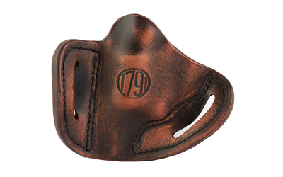 1791 Gunleather Revolver, Size 1, OWB Belt Holster, Fits J-Frame Sized Revolvers, Vintage Leather, Right Hand — photo 2