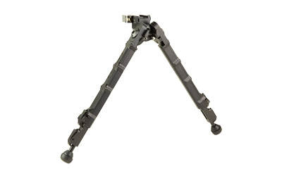 Accu-Tac HT-10 Hunting Bipod, Picatinny Mount, 10.62" Minimum Height, 20.43" Maximum Height, Anodized Finish, Black