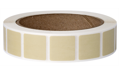 Action Target PAST/BUFF, Target Pasters, 7/8" Square Bullet Hole Repair Paster, Buff, 1000 Per Roll — photo 2
