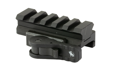 American Defense Mfg. Picatinny Riser, Quick Detach Mount, Fits Picatinny, 5 Slots, Anodized Finish, Black — photo 2