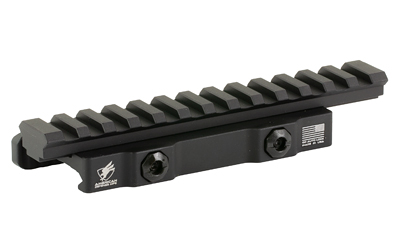 American Defense Mfg. AD-1700, Quick Detach Riser Mount, Fits Picatinny, Anodized Finish, Black