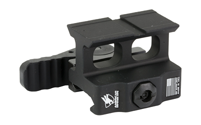 American Defense Mfg. AD-509T, Optic Mount, Co-Witness Height, Anodized Finish, Black, Quick Release, Fits Holosun 509T Footprint