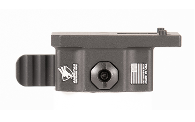 American Defense Mfg. AD-AEMS, Optic Mount, Lower 1/3 Height, Anodized Finish, Black, Quick Release, Fits Holosun AEMS