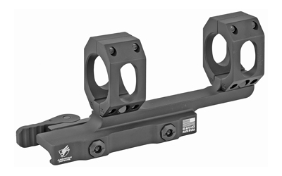 American Defense Mfg. AD-RECON Scope Mount, Dual Quick Detach, Vertical Spit Rings, 2" Offset, 30MM, Standard Height, Black