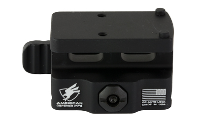 American Defense Mfg. QD Mount, AD-RMR, Fits Trijicon RMR, Lightweight, Co-Witness Height, Black — photo 3