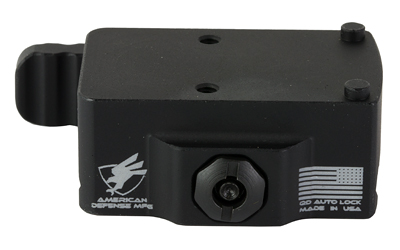 American Defense Mfg. AD-RMR, Quick Detach Mount, Left Hand Lever, Low, Fits Trijicon RMR, Anodized Finish, Black — photo 3