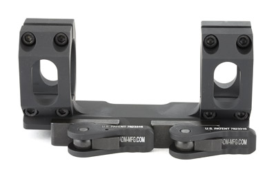 American Defense Mfg. AD-RECON-SL Scope Mount, Dual Quick Detach, Vertical Spit Rings, 30MM, Low Height, Black