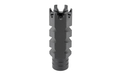 ATI Outdoors Shark Muzzle Brake, 1/2X28 Thread With Crush Washer, Fits AR-15, Black Oxide Finish
