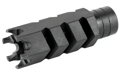 ATI Outdoors Shark Muzzle Brake, 1/2X28 Thread With Crush Washer, Fits AR-15, Black Oxide Finish — photo 3