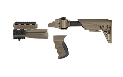 ATI Outdoors Strikeforce, TactLite, Stock, Flat Dark Earth, Side Folder Stock, Pistol Grip, Forend, AK-47