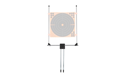Allen Company Hub Stake Adjustable Target Stand, Fits 24"x24" Targets, 19.5" Tall, Black
