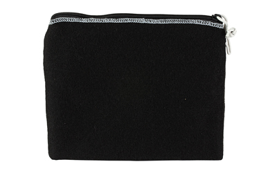 Allen Company Locking Pistol Pouch, Compact, 9"x7", Fleece, Black — photo 2