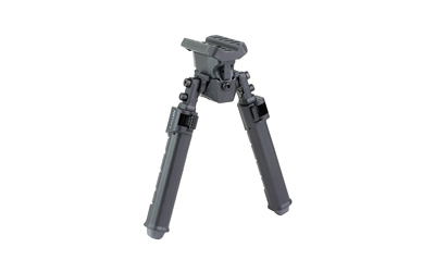 Allen Company Helix Polymer Bipod, Bipod, Fits Stud Mount, Matte Finish, Black and Gray, Silicone Hand Placement Area — photo 2