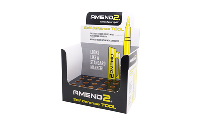 Amend2 G10 Self-Defense Pen, Yellow, Display with 24 Pens — photo 2