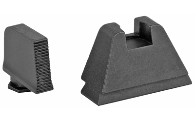 AmeriGlo Optic Compatible Sight Set, 3XL Height, Fits All Glocks Except, Black Serrated .365" Front, Flat Black .451" Rear — photo 2