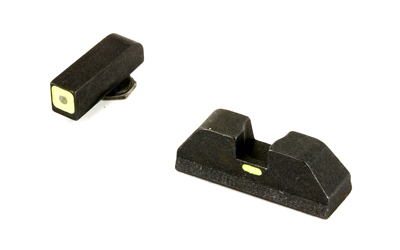 AmeriGlo Combative Application Pistol Sight, Fits GLOCK 17/19/22/23/24/26/27/33/34/35/37/38/39, Green/Green